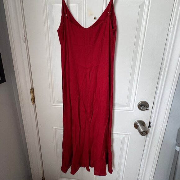 Reformation Red Slip Dress - Picture 3 of 5